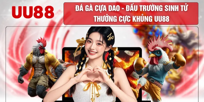 Đá Gà Cựa Dao - Đấu Trường Sinh Tử Thưởng Cực Khủng UU88