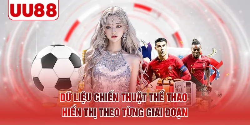 Dữ liệu chiến thuật thể thao hiển thị theo từng giai đoạn