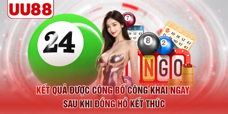 Kết quả được công bố công khai ngay sau khi đồng hồ kết thúc