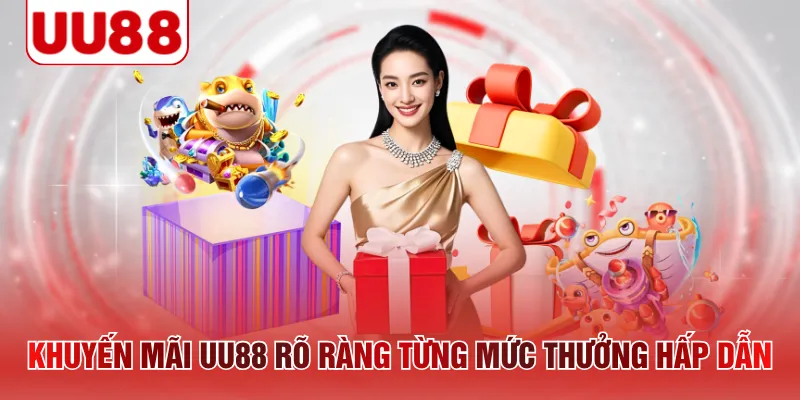 Khuyến mãi UU88 rõ ràng từng mức thưởng hấp dẫn