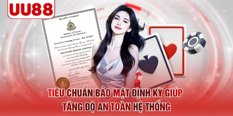 Tiêu chuẩn bảo mật định kỳ giúp tăng độ an toàn hệ thống